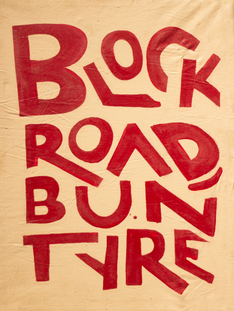PRINT - Block Road Bun Tyre